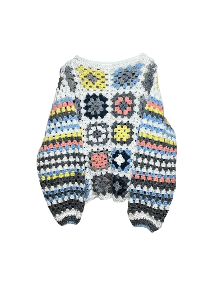 KNIT HANDMADE CROCHET SWEATER