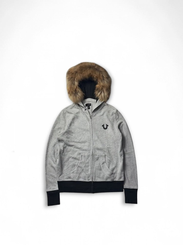 TRUE RELIGION FUR HOODIE