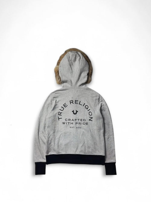 TRUE RELIGION FUR HOODIE
