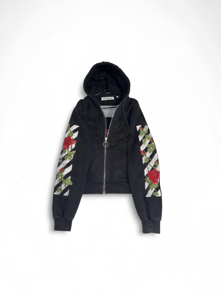 OFF WHITE "FLORAL" HOODIE