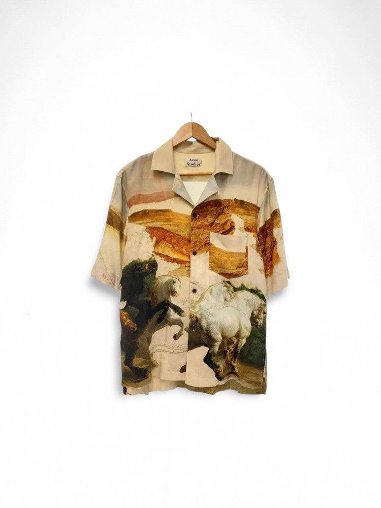 ACNE STUDIOS HORSE PRINT SHIRT